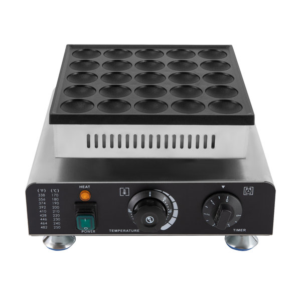 DALELEE Mini Dutch Pancake Maker 25PCS Commercial Nonstick Pancake